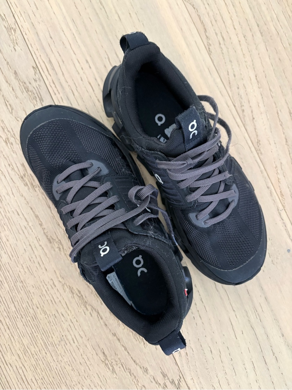 Kids On Black Running Shoes Size 5Y